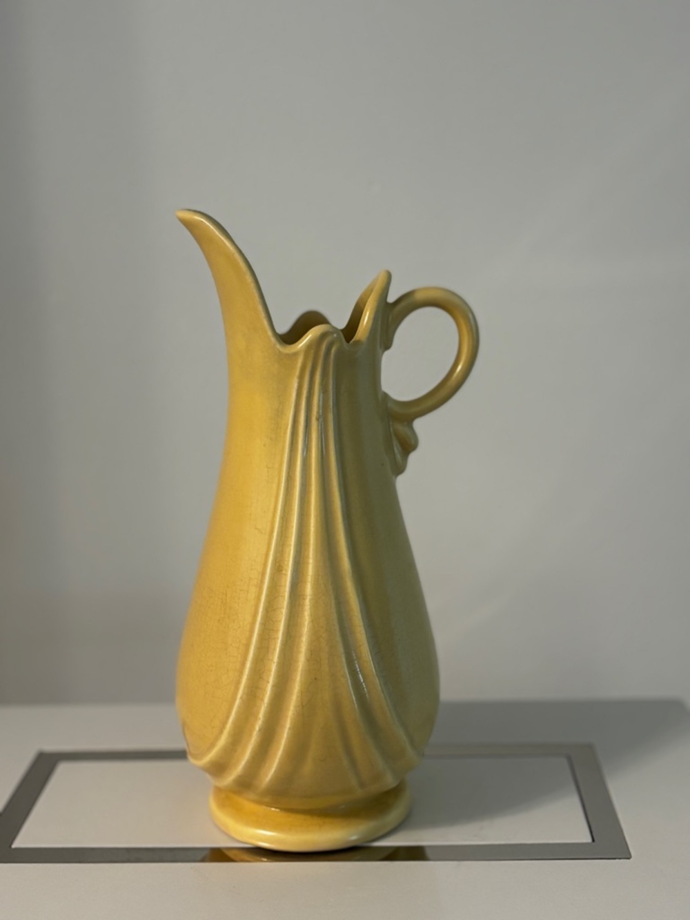 Vintage Weller Ceramic Pitcher Vase - Decorative Home Art